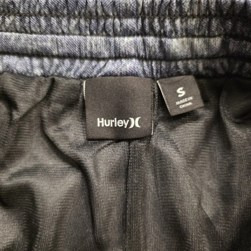 Hurley Activewear Shorts US Coast Guard Logo Shorts Blue White Striped Small NEW
